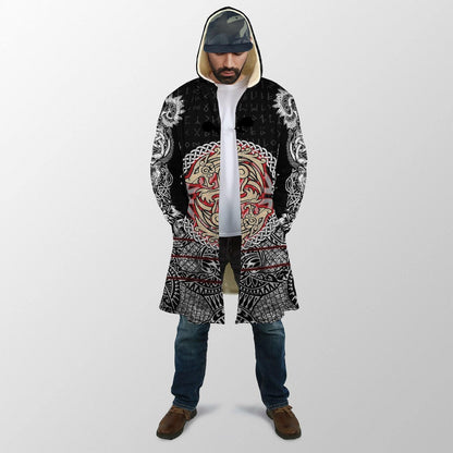 Viking Style Cloak - Fenrir Vikings Tattoo 3D - ML