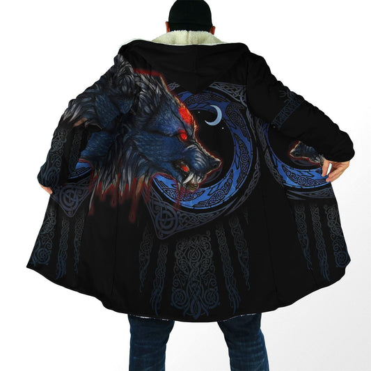 Viking Style Cloak - Fenrir Viking Wolf 3D - ML