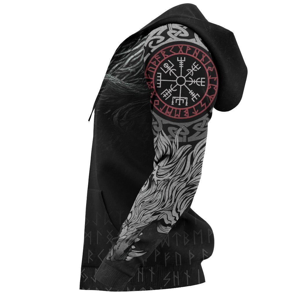 Viking Style Hoodie Fenrir A7