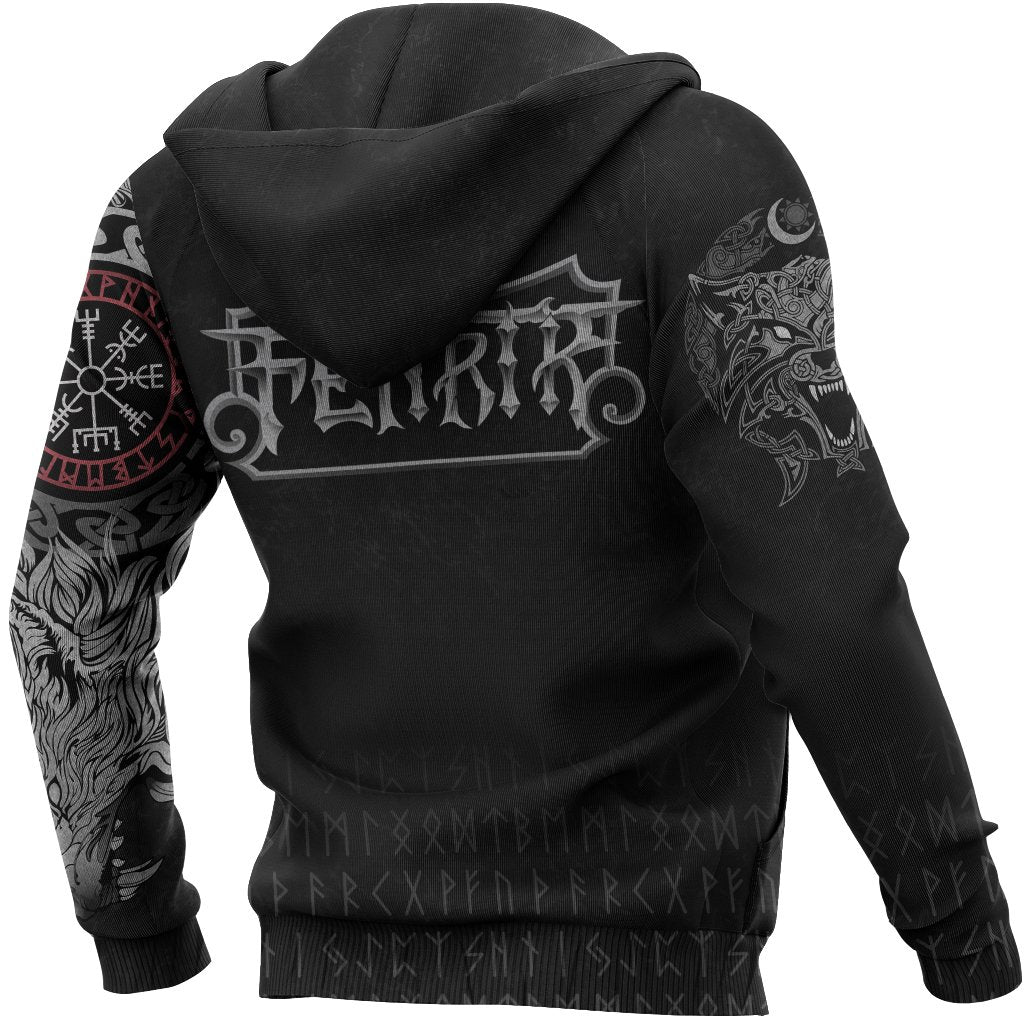 Viking Style Hoodie Fenrir A7