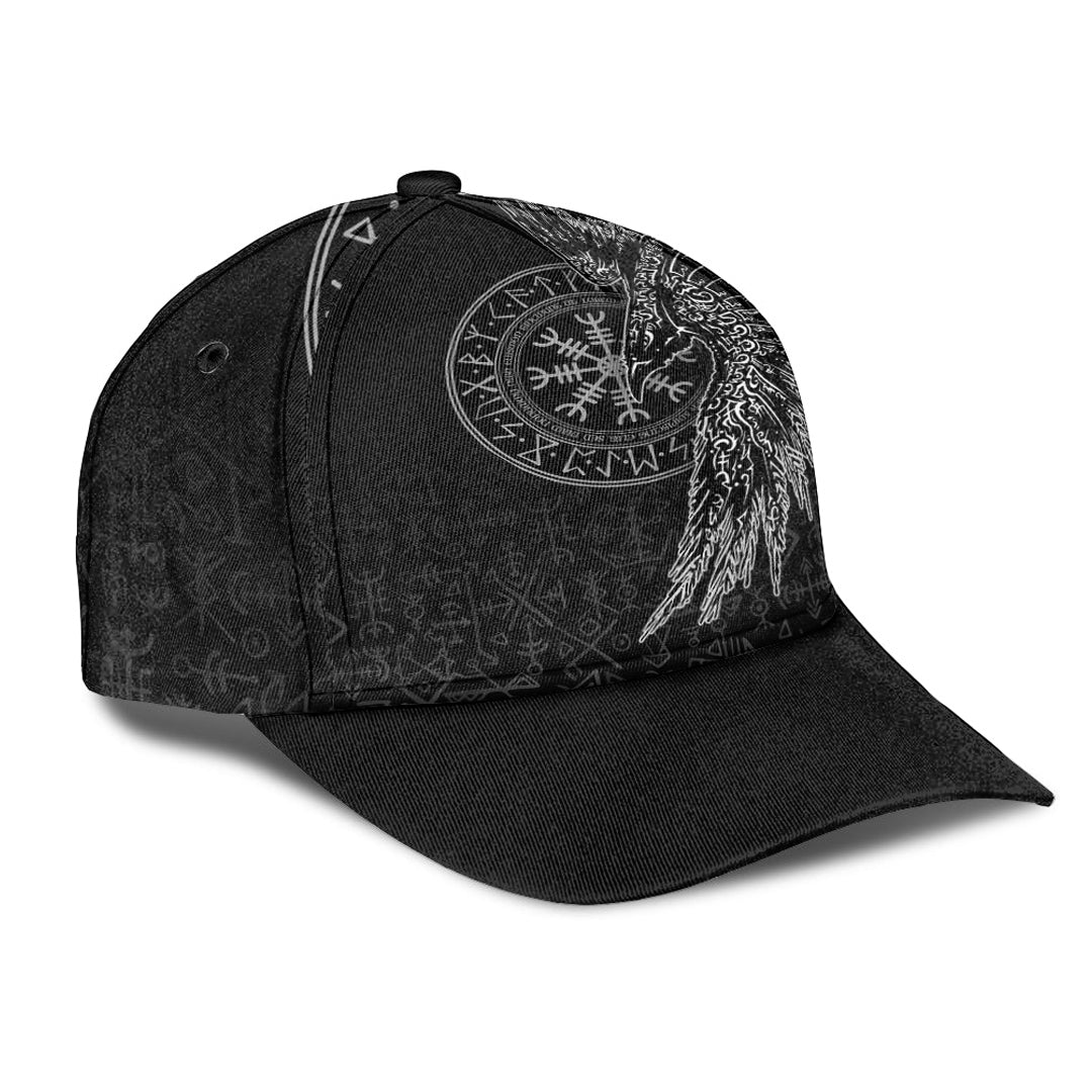 VikingStyle Classic Cap -Raven and Helm of Awe Classic Cap A94