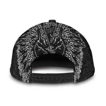 VikingStyle Classic Cap -Raven and Helm of Awe Classic Cap A94