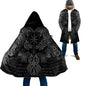 Viking Style Cloak Raven Of Odin Cyan A15