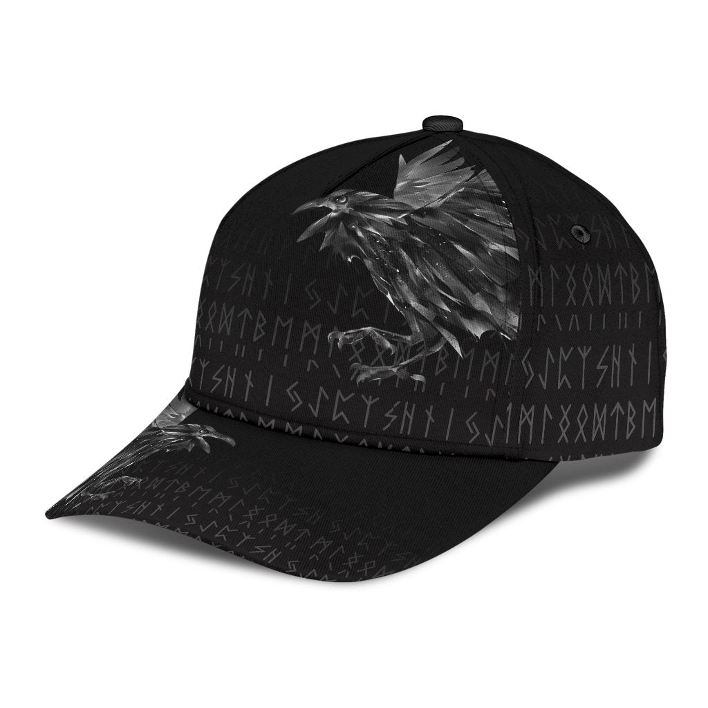 Viking Style Classic Cap - The Raven Of Odin Rune A27