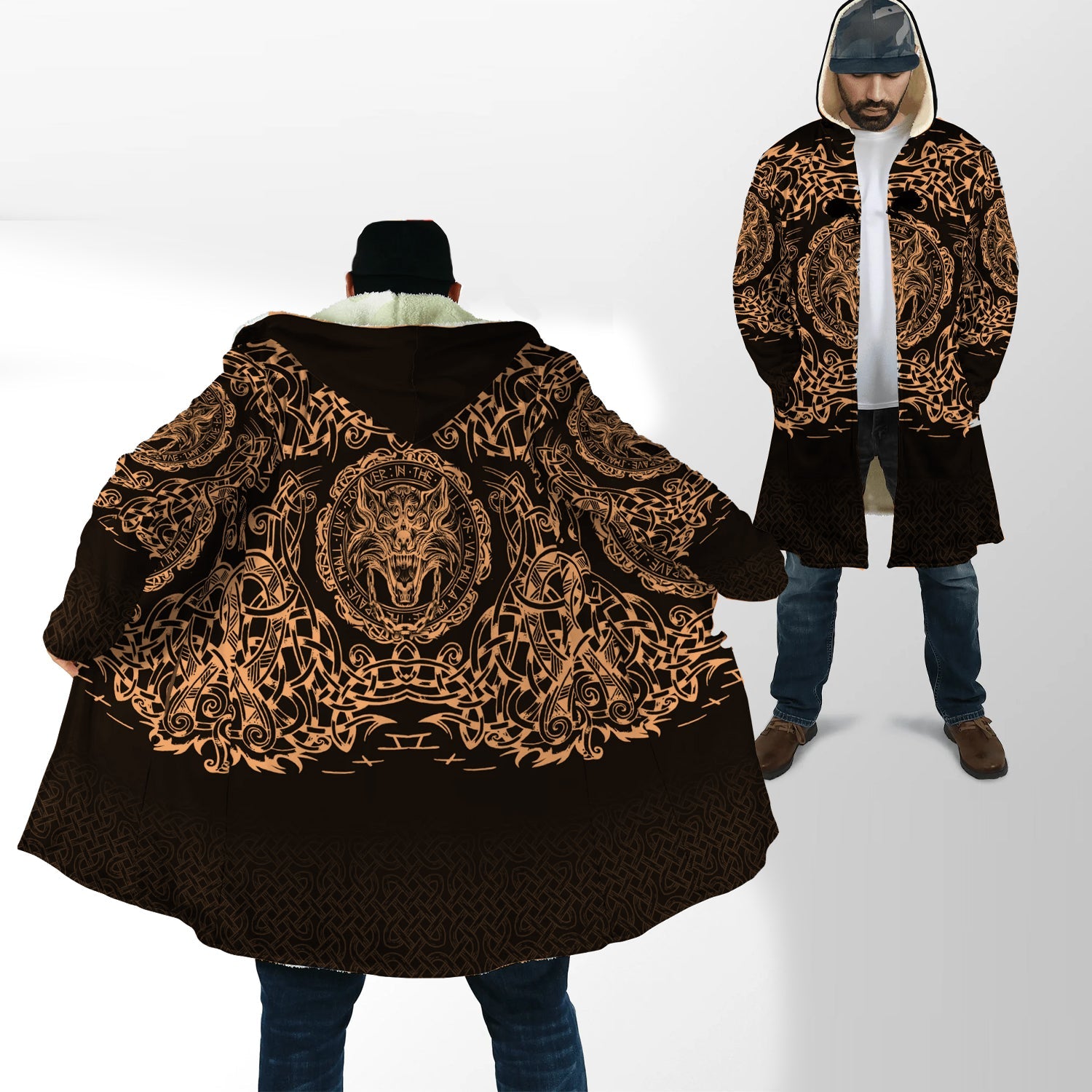 Viking Style Cloak - Fenrir Viking 3D - ML