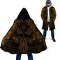 Viking Style Cloak Raven Of Odin Cyan A15