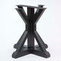 Round Dining Table Legs, 1 Set, Metal Trestle Shape #SS511