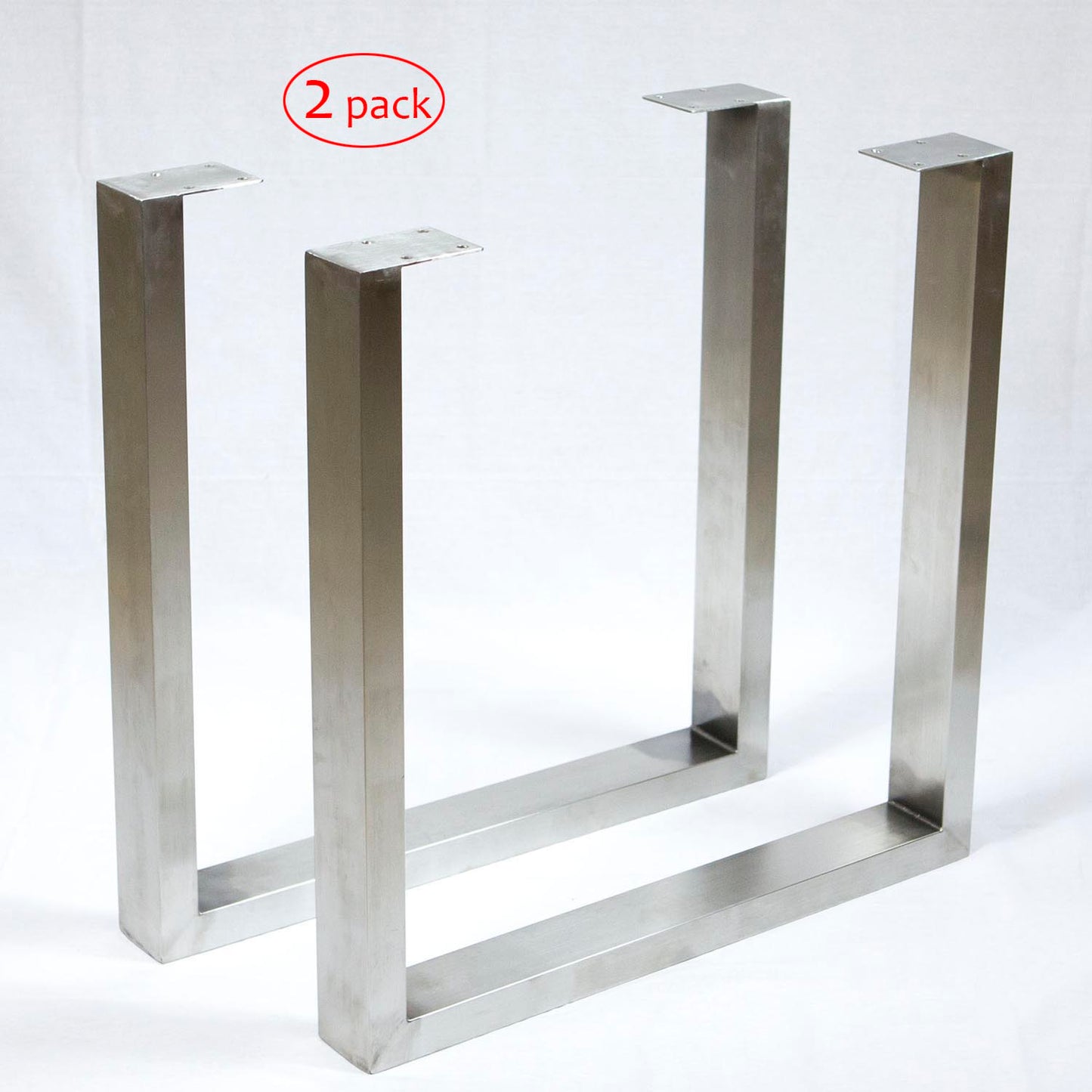 Stainless Steel Dining Table Legs, 1 Pair, U Shape #SS100A