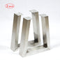 Stainless Steel Bench Legs or Narrow Coffee Table Legs, 1 Pair, U Shape #SS100E