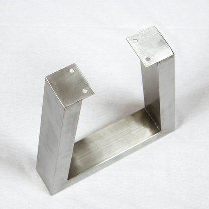 Stainless Steel Bench Legs or Narrow Coffee Table Legs, 1 Pair, U Shape #SS100E