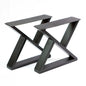 Table Legs for Coffee Table, 1 Pair, Z-Shaped #SS320