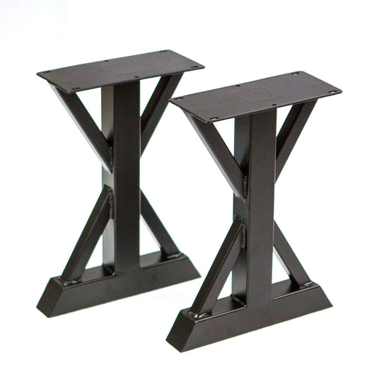 Metal Bench Legs, 1 Pair, Trestle Shape #SS500