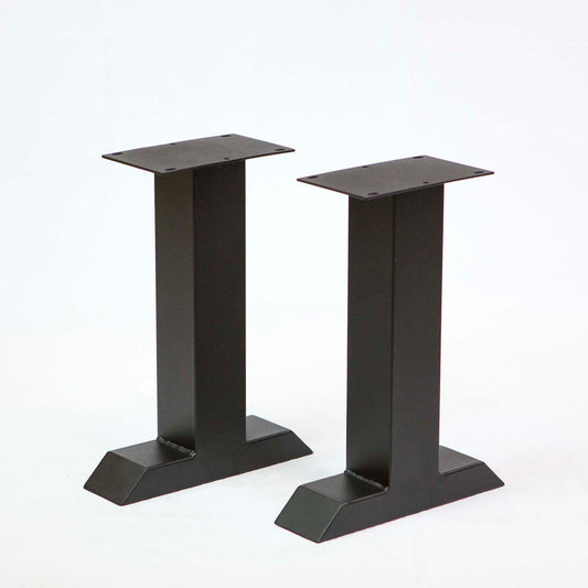 Metal Bench legs, 1 Pair, Tee Shape #SS800