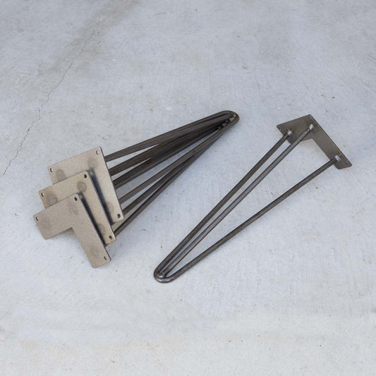 Hairpin Legs 16", 3-Rod, Set/4, #W5032C4