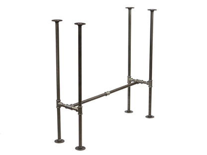 H40" x W13", Pipe Table Legs For Bar Table, 1 Set, #BKH1340C