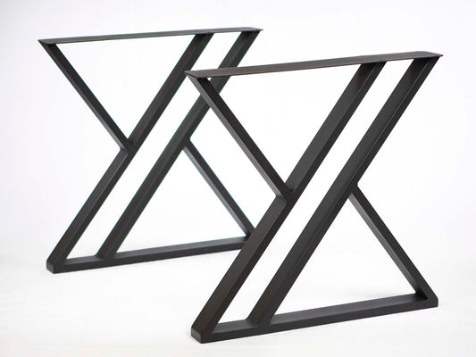 Dining Table Legs, 1 Pair, Double-Z-Shaped #SS1110