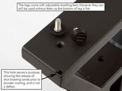 Bench Legs, 1 Pair, Double-Z-Shaped #SS1100